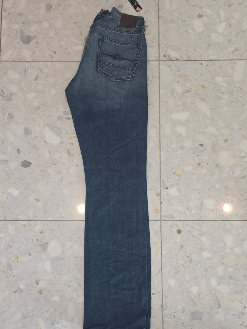 Agave Men's Slim Straight Jeans in Dark Blue Wash